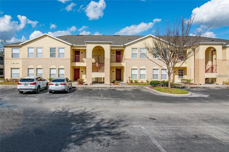 Experience resort-style living in this bright, gated first-floor condo! This spacious 3-bed, 2-bath home features an open layout with sleek laminate floors, high ceilings, and a large eat-in kitchen with granite countertops and breakfast bar. The oversized living and dining areas provide plenty of room to relax and entertain. Enjoy a prime location just 7 miles from Disney and minutes from SeaWorld, Universal Studios, The Loop, and Orlando Vineland Premium Outlets—close to everything yet tucked away in a peaceful community. Residents have access to fantastic amenities, including a sparkling pool, fitness center, clubhouse, tennis and basketball courts, playground, and more. Move-in ready and beautifully maintained, this condo offers comfort, convenience, and a lifestyle you’ll love to come home to.