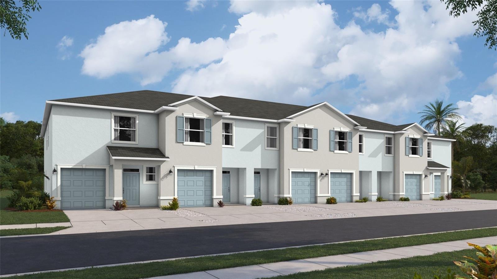 Under Construction. REDTAG SALE: Receive up to $15,000 towards closing costs and special interest rates with the use of our preferred lender Now to July 20th. This two-story, all concrete block constructed townhome has an open concept downstairs that includes a large open kitchen, a powder room, and a large family room that overlooks a covered lanai. The second floor includes a spacious Bedroom 1 with ensuite bath, two additional bedrooms, a full bathroom, and a laundry area. This home comes with all appliances, including a stainless-steel refrigerator, built-in dishwasher, electric range, microwave, washer, and dryer. Pictures, photographs, colors, features, and sizes are for illustration purposes only and will vary from the homes as built. Home and community information including pricing.