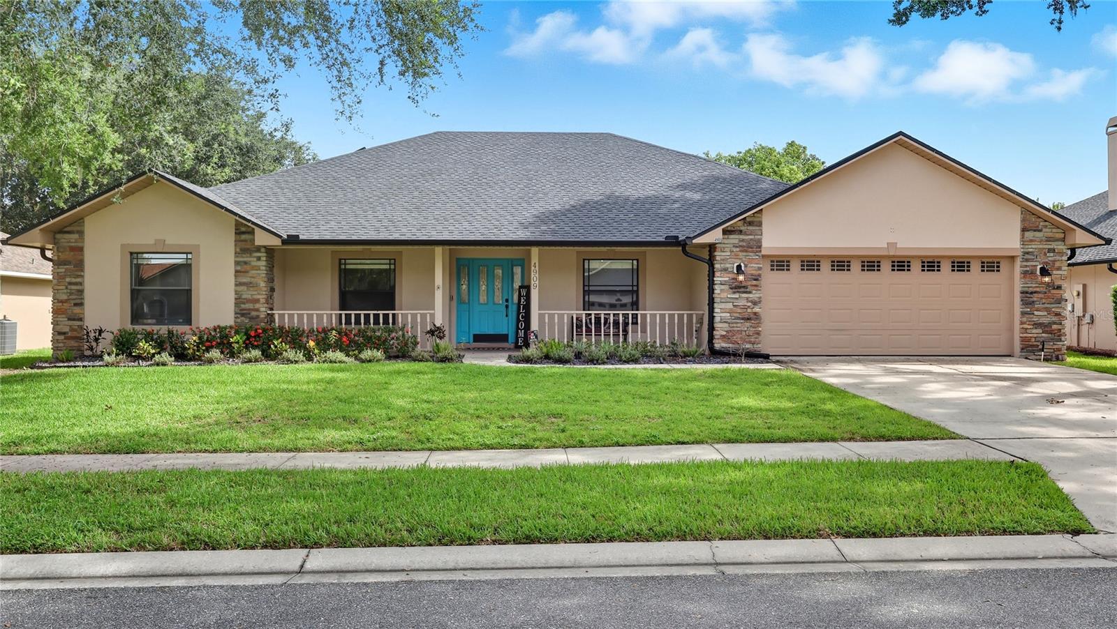 Discover this stunning 4-bedroom, 3-bathroom pool home located in gated community in the heart of St. Cloud. Boasting over 2,400 square feet, this open-concept home features a split floor plan, Tesla solar panels, and a screened-in pool perfect for Florida living. The spacious kitchen opens to the main living area, with a flex space ideal for an office or playroom. The Kitchen features an island, double ovens, cook top, and bar countertop. The primary bedroom offers space for a seating area and a grand walk-in closet. Roof was replaced in 2022 and features Tesla Solar panels offering a lower electric bill. Enjoy outdoor living under the covered lanai or take advantage of the nearby community dock at the back of the neighborhood into East Lake Toho for fishing with Boat/RV parking available. Situated on a quiet street, this energy-efficient home offers both style and functionality. Conveniently located in between Lake Nona and Downtown St Cloud as well as a short drive to Orlando International Airport and 417 providing easy access to 528, 408, and the turnpike. Welcome home!!!