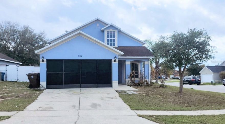 Investor special! Unique opportunity with strong potential.This 4-bedroom, 2.5-bath family-size home is priced to sell and needs TLC, making it the perfect property for investors, flippers, or buyers looking to add value.
Functional layout with primary bedroom and primary bath on the first floor, plus three additional bedrooms upstairs. The primary suite includes a large closet, and the home offers solid space to renovate and maximize returns.
Located on a corner lot with fenced yard, providing added value and curb appeal potential.
Excellent location just minutes from Interstate 4, short distance to Lake Eva and community park, and only 8 minutes to the Aquatic Center, sports complex, scenic trails, and recreational areas. Ideal for resale, rental, or long-term investment.
Priced accordingly — great upside potential. Cash, or renovation loans welcome. Call today to schedule your showing.