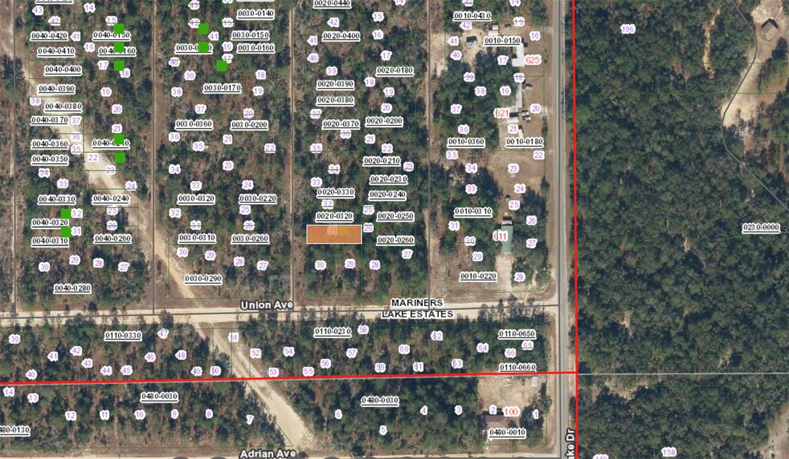 MARINERS LAKE ESTATES - Land