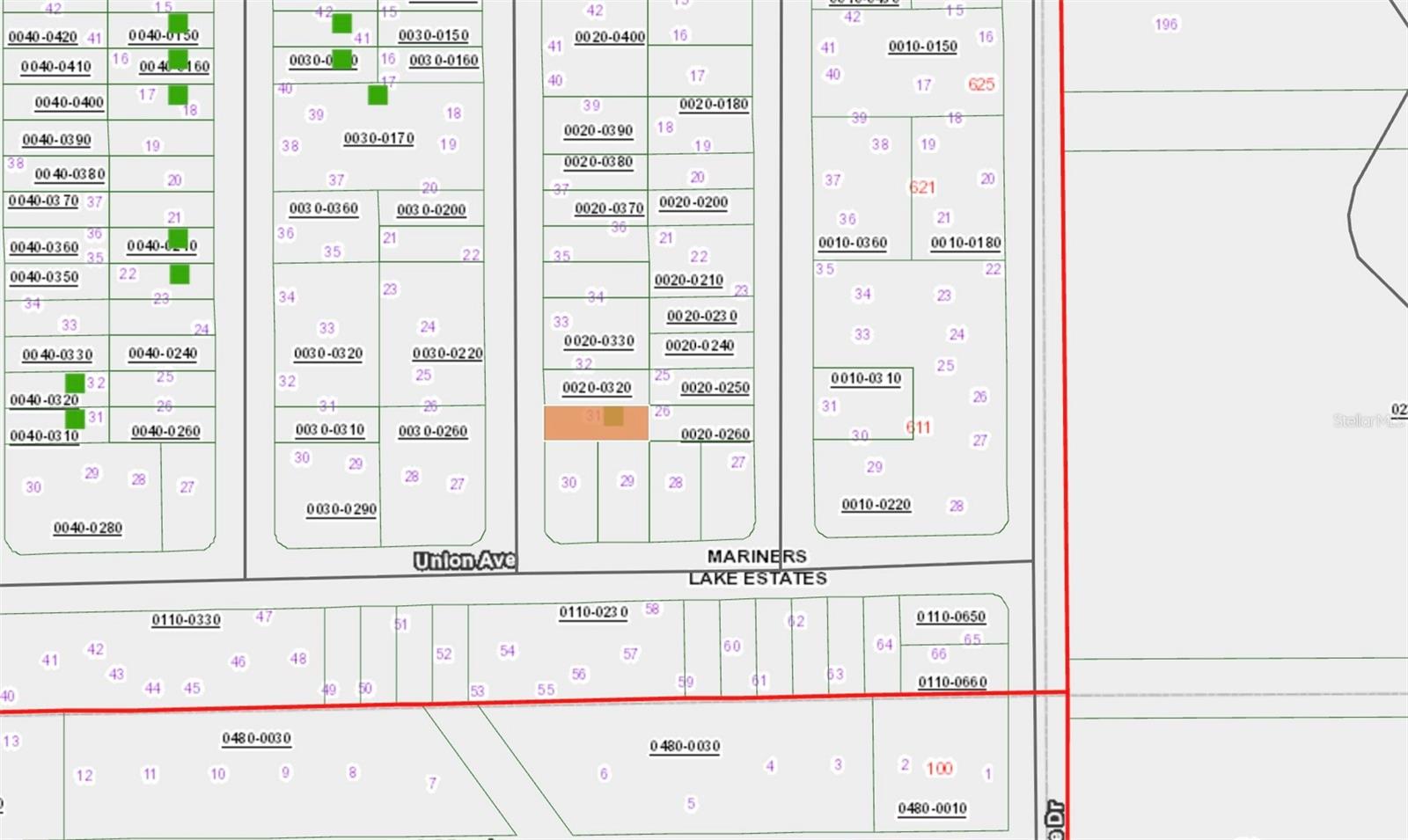 MARINERS LAKE ESTATES - Land