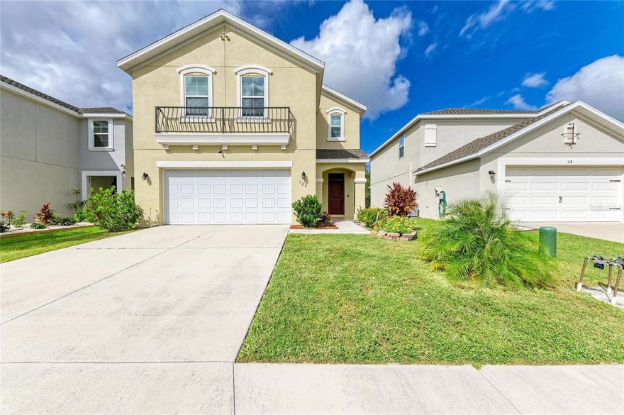 SELLERS ARE MOTIVATED. ALL REASONABLE OFFERS WILL BE CONSIDERED.
Welcome to your dream home in the highly desirable community of San Lorenzo!

This beautifully maintained 4-bedroom, 2.5-bathroom home offers 2,237 sq. ft. of living space and was built in 2018 with modern design and energy efficiency in mind. NEW ROOF installed January 2025. The home is fully solar powered, providing significant savings on electricity and appealing to eco-conscious buyers.

Inside, you’ll find an open-concept floor plan with abundant natural light and no carpet throughout, making the home both stylish and easy to maintain. The spacious kitchen is ideal for cooking and entertaining, featuring modern appliances, generous cabinetry, and a functional layout that flows seamlessly into the main living areas.

Upstairs, a versatile loft area offers extra space for a media room, office, or playroom. The primary suite and additional bedrooms provide comfort and privacy for the whole family, while a dedicated upstairs laundry room makes daily chores more convenient.

Step outside to enjoy a covered patio, perfect for relaxing with your morning coffee or unwinding in the evening. The backyard offers plenty of space for outdoor dining, gardening, or soaking up Florida’s sunshine.

Key Features:
*Energy-efficient solar panels = lower bills.
*Open-concept design with modern finishes.
*No carpet throughout = clean & low maintenance.
*Spacious kitchen with modern appliances & ample cabinetry.
*Loft upstairs for media, office, or flex space.
*Upstairs laundry room for convenience.
*Covered patio for outdoor enjoyment.

Great Location:
*Close to high-rated schools, Costco, Walmart, grocery stores, shopping malls, a variety of exquisite dining choices, medical facilities & major highways. Easy commute to Tampa and Sarasota international airports.
*Short drive to beautiful Gulf Coast beaches.

This home combines comfort, convenience, and long-term value—ready for its next owners to enjoy.

Don’t miss your opportunity—schedule your private showing today!