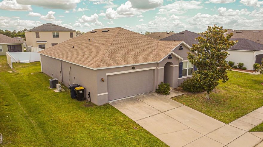 Welcome to 1742 Van Gogh Dr, Auburndale, FL 33823 — a stunning 3-bedroom, 2-bath home with a 2-car garage, perfectly situated on a quiet and peaceful street in one of the area’s most sought-after communities.

Step inside to an inviting open floor plan with high ceilings and abundant natural light flowing throughout. The modern kitchen features a large island that seamlessly connects to the living and dining areas—ideal for entertaining or everyday family living.

Enjoy Florida living outdoors with a rear porch overlooking a spacious, fully fenced backyard, perfect for gatherings, pets, or simply relaxing in your private space.

Standout Features You’ll Love:

Solar panels will be fully paid off at closing — enjoy long-term energy savings from day one.
Fully insulated garage with A/C, vinyl flooring & bar setup — easily transform into a gym, game room, theater, or entertainment space.
Loft barn flex office in the backyard — fully insulated and equipped with A/C — a perfect bonus space for remote work, hobbies, or extra storage. Home warranty coverage through 2028 — added peace of mind for years to come. This home blends comfort, functionality, and efficiency—making it the perfect fit for families or anyone looking for versatile living space. Message me for more details or to schedule your private showing!
