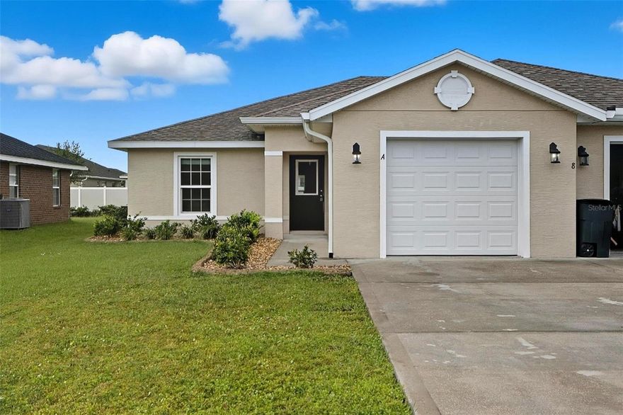 This spacious freshly painted 3-bedroom, 2-bathroom duplex offers comfort and convenience in a family-friendly neighborhood, featuring a 1-car garage, a covered screened-in porch perfect for relaxing, and an open living area with a modern kitchen and ample cabinet space. Located just minutes from well-rated elementary and middle schools, this home also includes laundry hookups, making it ideal for families or professionals seeking a peaceful and practical living space.  1 year lease only. Tenant is responsible for all utilities, lawn/shrub maintenance, and pest control. Sorry no smoking allowed.