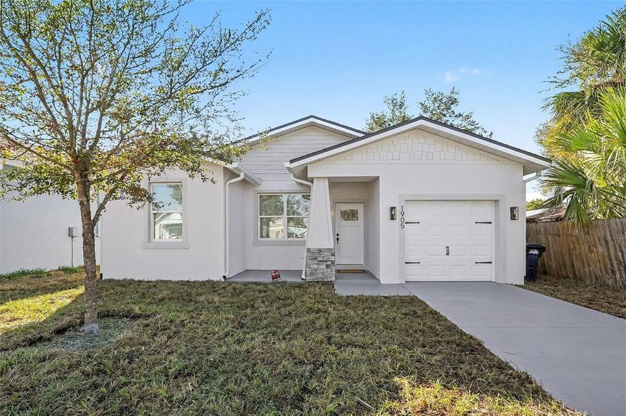 Wonderful 3 bedroom 2 bath Near YBOR City home! One of Tampa’s most iconic neighborhoods. This home offers modern finishes like Quartz countertops, high ceilings, stainless steel appliances, LVP flooring and places you near Tampa's best dining, shopping, and major highways for easy commuting without worrying about HOA or CDD fees. Built in 2021, this 3-bedroom, 2-bathroom and one car garage home offers 1,242 square feet of thoughtfully designed living space just minutes from the historic Ybor City. Don't miss your chance to see this one before its gone! Call to set up your private showing today!