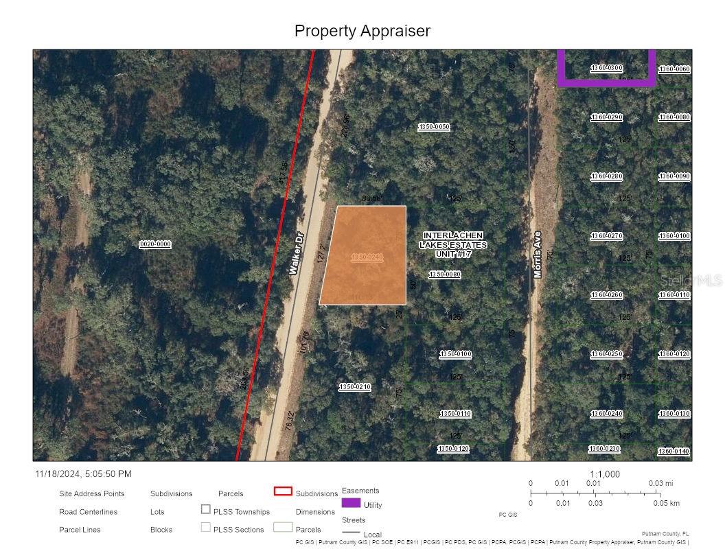 An Oversized Lot! A .28-acre lot in Interlachen, Florida, located in an X Flood Zone, so no flood insurance is required! This
versatile lot is ideal for a variety of home types, including traditional, mobile, modular, tiny, and container homes. Just an hour's drive from St. Augustine, Jacksonville, and Ocala, this property offers a
peaceful setting while keeping you connected to nearby cities. Enjoy close proximity to Lake Grandin—a popular spot
for fishing and boating—as well as numerous other local lakes, making this location perfect for outdoor enthusiasts who
love fishing, kayaking, and more. Don’t miss this chance to own a slice of Florida’s natural beauty!