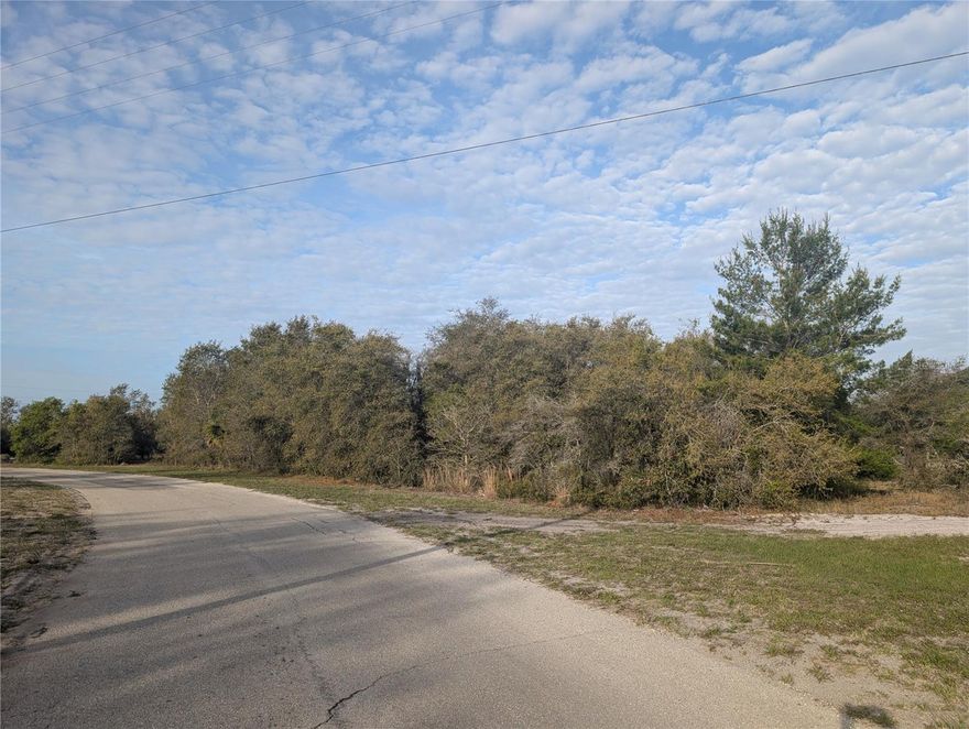 Discover an exceptional corner lot in the delightful Indian Lake Estates! Spanning just over 3/4 of an acre, this prime location on a fantastic street is the ideal spot to bring your dream home to life in this highly coveted community. Imagine designing your perfect sanctuary on one of the best streets, with convenient access to the community water system—no well needed! Plus, nearby electric service means you’re all set for your custom build. Indian Lake Estates is a unique lake and golf community, nestled about 20 miles east of Lake Wales in beautiful Central Florida. It’s centered around the breathtaking 7,500-acre Lake Walk-In-Water, which is famous across the state and nation for its world-class bass fishing! This neighborhood is truly a hidden gem! Residents enjoy exclusive access to the lake, complete with a beach, boat ramp, marina, and the longest freshwater fishing pier in all of Florida. Imagine relaxing afternoons by the water at the lakeside pavilion, with propane grills and covered picnic areas just waiting for you. And the amenities? They are absolutely impressive! You’ll find an 18-hole golf course, basketball and tennis courts, and a sprawling 23,000 sq. ft. clubhouse featuring a restaurant. There’s also a library, churches, a post office, a fitness room, pro shop, and so much more! Nature enthusiasts will love the abundant wildlife, from deer and turkey to colorful cranes and a wide variety of birds. Enjoy the peaceful country atmosphere while still having quick access to modern conveniences! Location couldn’t be better—just over an hour from Orlando, Disney World, and Tampa! You’re also close to the stunning Bok Tower Gardens           (a National Historic Landmark) and just minutes from Westgate River Ranch Resort, a sprawling 1,700-acre dude ranch offering rodeos, airboat rides, horseback riding, glamping, and much more! Whether you’re dreaming of building the home you've always wanted, a cozy seasonal escape, or a savvy investment property, Indian Lake Estates promises an incredible lifestyle surrounded by nature, recreation, and undeniable charm. Come and explore Polk County’s best-kept secret—Indian Lake Estates awaits you!