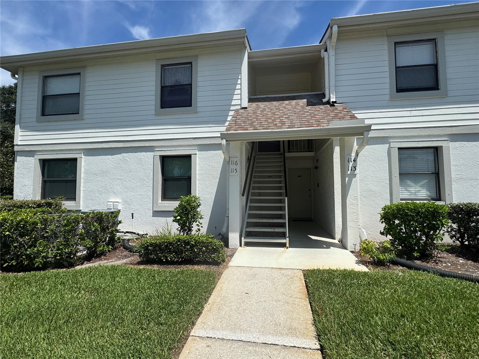 LOCATION, LOCATION, LOCATION! Close to entertainment, shopping, restaurants, airports, and world-famous beaches, this beautiful ground floor, end unit condo is waiting for you! Located in the highly desirable, gated community Meadows of Eastlake Woodlands, this home has it all! Gorgeous granite countertops highlight the kitchen as does the impressive cabinet space and closet pantry. The inviting open living space makes time together comfortable, yet the split bedroom floor plan offers privacy when needed. The primary bedroom is generous and offers a walk-in closet, ensuite bath with step-in shower, and patio access. HVAC 2021. The HOA fees include water, sewer, trash, cable, community pool, exterior maintenance including the roof, and grounds maintenance. There is a community golf course that owners may access for an additional fee.