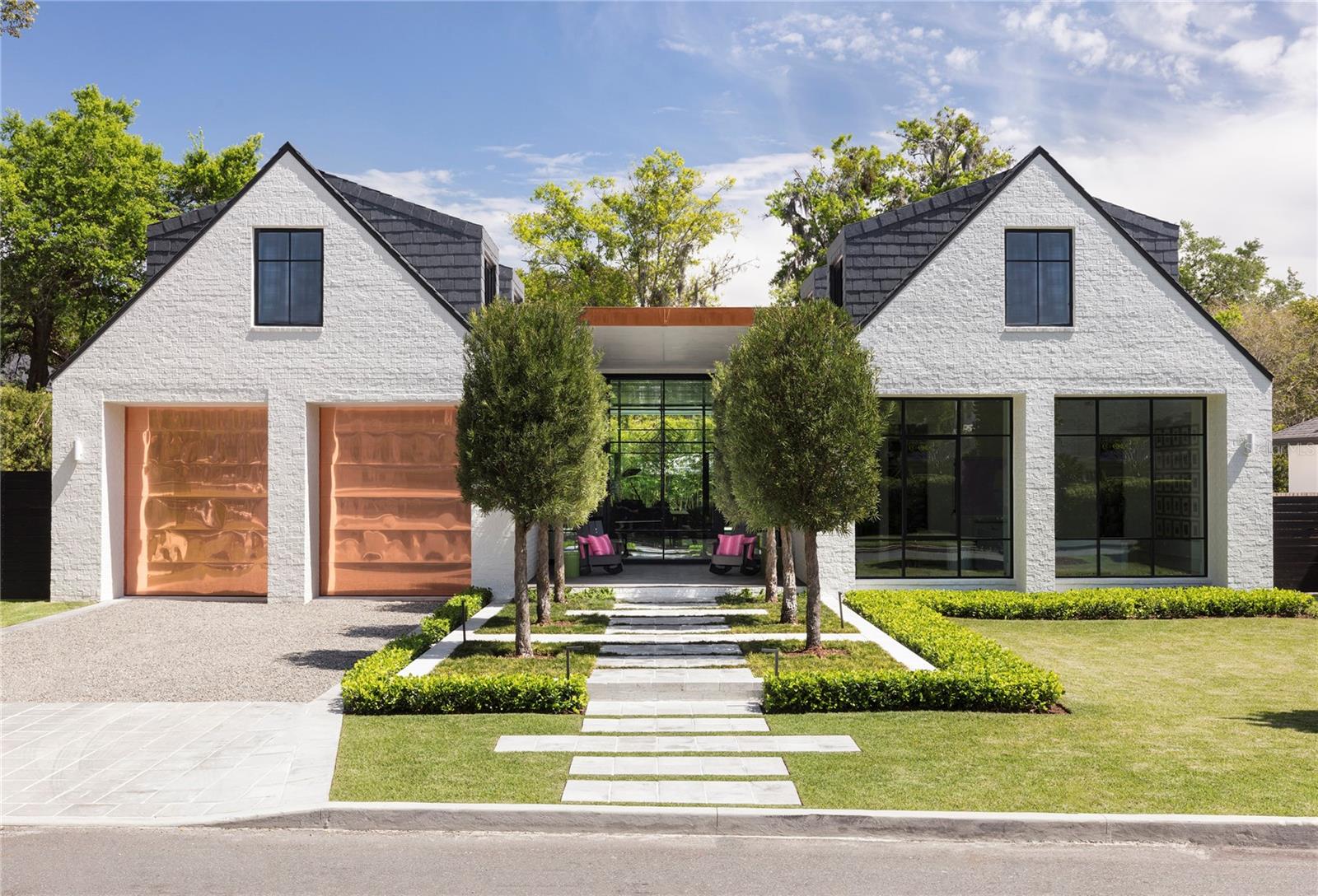 Fantastic new home that will take your breath away. Central location, heart of the Via's and steps from the Racquet Club. Completed in 2022 by design build firm Z Properties. This house has a super efficient and well thought out floor plan with thoughtfully designed, flexible spaces and gorgeous interior and exterior details. Four bedrooms - 2 up and 2 down, 4 way split - each with en suite bath. Chef's kitchen with True refrigerator, freezer, ice and beverage along with a Wolf Range and Bosch dishwasher. The kitchen has custom walnut cabinetry. The house glows with Venetian plaster throughout. Variable and multi zone ac make this house comfortable and efficient, cameras and security are top of the line. consider purchasing this house mostly furnished for a turn key experience.
Car lift excluded