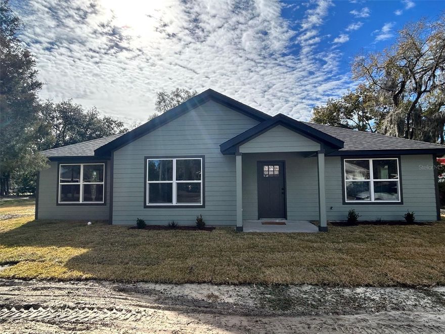 Brand-new construction located within the city limits of Lake Butler, Florida.  This thoughtfully designed home offers modern finishes and quality craftsmanship throughout.  The kitchen and bathrooms feature granite countertops, providing both style and durability.  Laminate flooring runs throughout offering a clean, contemporary look with easy maintenance.  
Relax and unwind on the covered porches accented with beautiful tongue-and-groove wood ceilings, adding warmth and timeless character to the exterior.  
This home combines modern construction with classic details and is conveniently located near local schools and dining.  A great opportunity to own a new home in a quiet North Florida community.