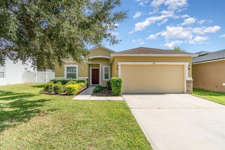 Charming one-story home in move-in ready condition featuring a 3/2 layout and a two-car garage. The property requires no upgrades and offers a comfortable, functional design that’s perfect for immediate occupancy.