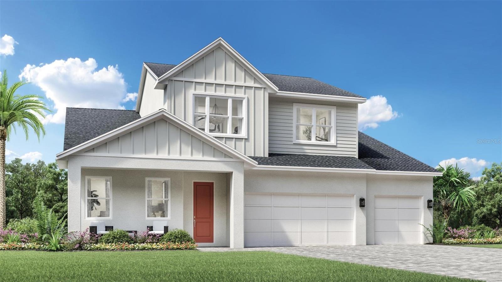 Under Construction. Stunning Toll Brothers built home. This 4-Bedroom Modern Farmhouse in Bronson Peak will be Move-In Ready in December 2025! Step into 3,220 sq. ft. of thoughtfully designed luxury in this 4-bedroom, 3.5-bath Toll Brothers home. Featuring a spacious loft, versatile flex room, and a 3-car garage, this residence offers flexibility for every lifestyle. The open-concept living area flows seamlessly to a covered lanai through oversized sliding glass doors, perfect for entertaining or relaxing. Designer-appointed finishes elevate every space, while the upstairs retreat provides privacy for guests or multigenerational living. Located in the sought-after Bronson Peak, enjoy resort-style amenities and proximity to Apopka’s and Winter Garden's best shopping, dining, and recreation.