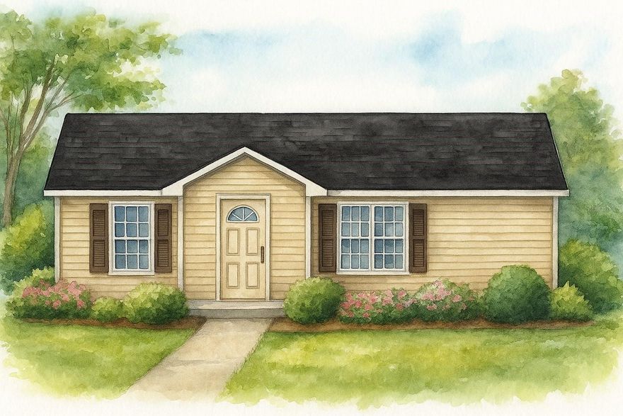 Pre-Construction. To be built. Pre-Construction, To Be Built. Tired of the congested city life? Then come see this cozy 3/2 Frame story book like home out in the country surrounded by the Ocala National Forest, 600 lakes, two rivers and no HOA! The builder will pay $5,000.00 of the buyers closing costs and pre-paids. The photo rendering is approximately and generally how the completed home will look minus shubberies. The home will be situated North and Soth. The front door and 5' x 10'.4" covered front porch will face west towards Ocala. The back door and 5' x 5'.2" back door will face east towards Daytona. The home will ve 1,159 sq ft living area heated and cooled. the total sq ft with covered porches will be 1,256 sq fto. The home will sit on a huge piece of property which is two unpaved lots totalling .60 of an acre . It is two ;75'x150' lots back to back (75'x300) total. This gives you plenty of land to add garages, carports and pole parns for all of your toys! The home itself is an open split bedroom floor plan with a living room//kitchen combination (all electric). Included is a range, refrigerator, range hood, dixhwasher, water heater and four ceiling fans. The ktichen enjoys a pantry and the master beroom a walk-in-closet. The home will have central A/C and Heat, built in pantry and a concrete driveway. This home will be pre-sold and buyers can move in at the certificate of occupancy. Truly a great property at a fair price of just $229,900! Hurry and be the first one to sign up! Home will be located in the Ocala National Forest which affords you almost a ½ million acres of Forest to roam, 600 lakes, 2 rivers, Juniper Springs, Silver Glen Springs, Salt Springs, Swimming, Skiing, Big BASS Fishing, Boating, Camping, Hiking, Horse back riding and some of the best ATV riding anywhere. Daytona Beach is just 1 hour away. Let the fun begin! You need it!