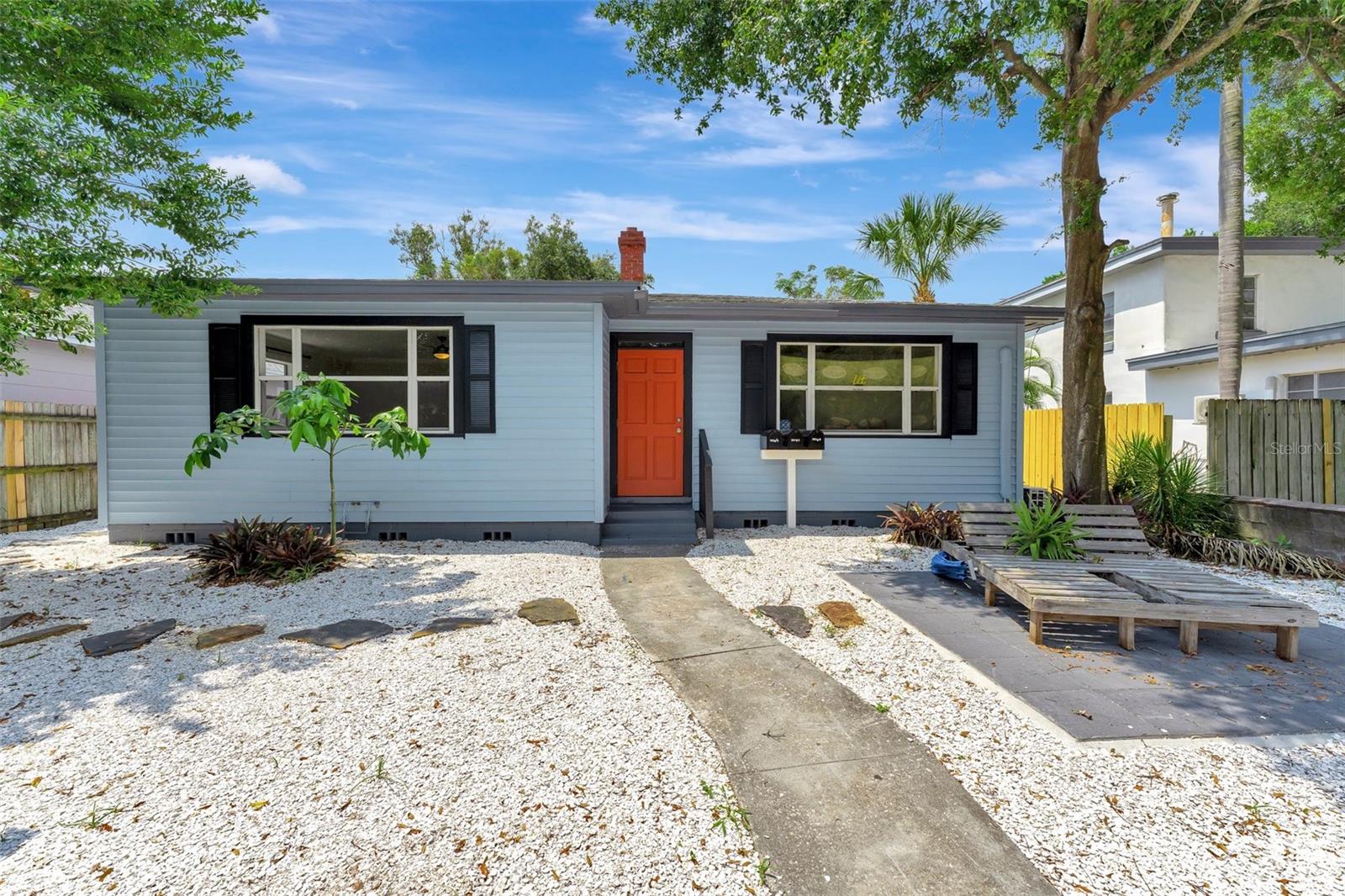 Welcome to this 2-bedroom, 1-bathroom gem in the vibrant Crescent Lake neighborhood of St. Petersburg. Just minutes from downtown, this prime location offers quick access to Gulf beaches, the Gandy Bridge, and a variety of local restaurants and shops. One block away, Crescent Lake Park boasts a scenic lake, over a mile of walking paths, a dog park, pickleball and tennis courts, and playgrounds. Inside, natural light fills the space, creating a bright, welcoming atmosphere. The modern kitchen features granite countertops, a gas stove, convection oven, microwave, dishwasher, refrigerator, and generous cabinet space. Step outside to enjoy a fully fenced, shared courtyard with a cozy fire pit—perfect for relaxing evenings. Additional perks include a designated covered carport space and on-site shared laundry. Storage garage access is available for an additional $100/month. And yes—dogs are welcome! This apartment blends style, comfort, and location. Don’t miss your chance to call it home. Easy to show—schedule your private tour today!
