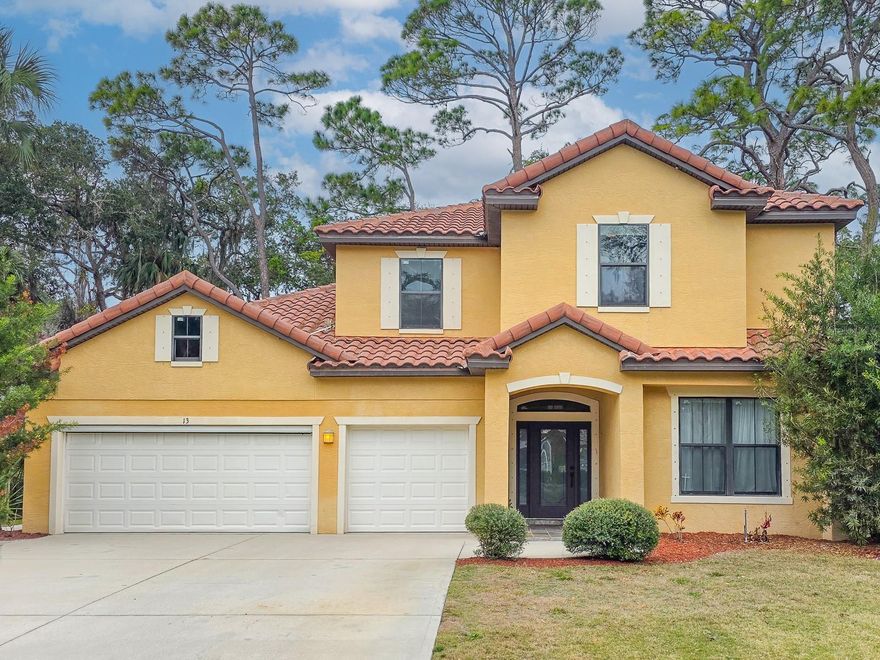 Big family? This Ricer Oaks gated community beauty on A1A was built for you! Large primary bedroom suite with an office and sitting area sets this Hammock listing apart from all the others. Extremely large family-great room and granite island kitchen with buther's pantry. Second bedroom/office and bathroom on the first floor and 3 bedrooms and 2 bathrooms plus large bonus room on the second floor. One of only 18 homes built on 22 lots in the gated community of River Oaks with its own dock on the IntraCoastal Waterway. Minutes to water park, golf, fine dining, beaches, tennis and much more without paying exhorbitant HOA fees - 30 minutes to St Augustine and Daytona Beach. Please schedule through Showing Time or call listing agent.