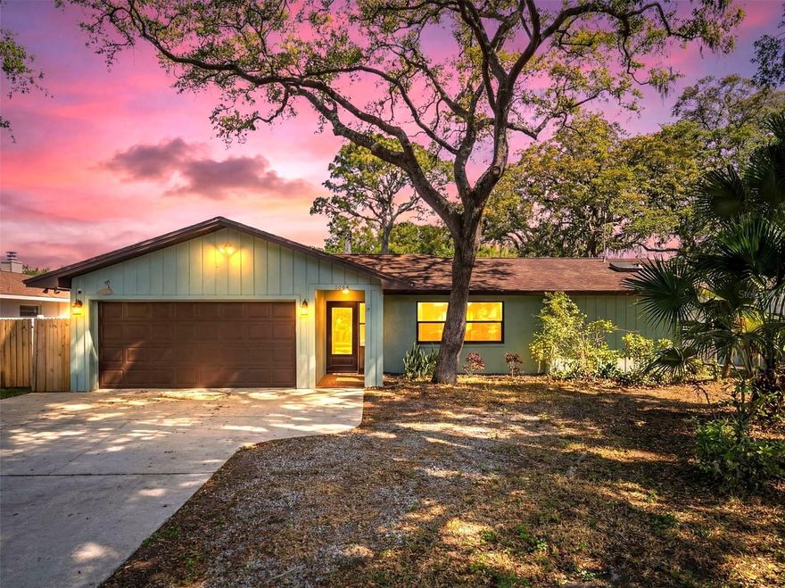 Welcome to your slice of Florida charm in the heart of Palm Harbor! This beautifully updated 3-bedroom, 2-bath Coastal Cottage is perfectly situated in the highly desirable GOLF CART DISTRICT, just minutes from everything that makes this area so special.

From the moment you arrive, you’ll appreciate the thoughtful upgrades and move-in-ready condition. Inside, the home features a bright and airy split-bedroom floor plan enhanced by wood-look laminate flooring in living, dining, kitchen and family room areas, skylights, and abundant natural light throughout. The updated kitchen is a true centerpiece, showcasing solid wood cabinetry, granite countertops, and stainless steel appliances, including a brand-new Bosch dishwasher. It flows seamlessly into the inviting family room, complete with a wood-burning fireplace, built-in shelving, and skylights for an open, welcoming feel.

The formal dining room and spacious primary suite both offer French doors leading to the screened-in lanai, creating the perfect indoor-outdoor living experience. The primary en-suite and guest baths have been tastefully updated with white vanities and granite countertops, while all three bedrooms feature tile flooring and walk-in closets.

Step outside to enjoy your FULLY FENCED backyard oasis, complete with a screened lanai, outdoor living space, and a partially above-ground POOL-ideal for relaxing or entertaining year-round. Additional highlights include a whole-home water purification system, under-sink filtration, new water heater, AC (2017), and a sprinkler system in excellent working condition.

Even better - a BRAND NEW ROOF will be installed prior to closing with an acceptable offer for added peace of mind.

With NO HOA and located in an X FLOOD ZONE, you have the freedom to bring your boat, jet skis, or RV. Enjoy being less than a mile from Historic Downtown Palm Harbor, close to top-rated schools, blocks from the Pinellas Trail, and just minutes to the stunning Gulf beaches of Honeymoon Island and Caladesi Island.

This home truly offers the best of location, lifestyle, and livability.  Schedule your private showing today before it’s gone!