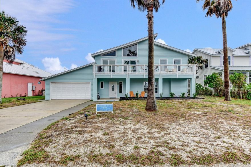 Owner just completed $15K in items identified by home inspection. Own a piece of paradise on a unique low traffic street tucked away off the main drag. WALKWAY ACCESS TO BEACH at intersection of Watts & Van Kleeck (300' away) Main living area on 2nd floor with ocean views from kitchen, great room, balcony. MBR on 2nd floor. Ground level has bonus area, 2 bedrooms, bath, laundry. Second floor can be accessed from new addition of interior stairs/walls or through separate exterior entrance. RENOVATIONS 2018 - REBUILT 38' balcony w/cement board subfloor/ceramic tile, expanded great room on 2nd floor incl inspection and strengthening of floor joists and new subfloor. RENOVATIONS 2019 - Ext painted, New AC compressor unit, pool pump, pool deck cleaned, sealed w/non-slip surface, outside shower, new exterior stairs, 1st floor bath renovated, new paint 1st floor, flooring. RENOVATIONS 2020 - NEW Architectural shingled roof, garage renovated, landscaping, $15K misc repairs.  LOTS of storage. Fenced yard W/14x28 pool, outdoor shower, large patio area.  Complete list of renovations attached to MLS. Termite bond.  Broker makes no warranty to the accuracy of the data however all information is intended to be correct. Easy to show. ;Water: City