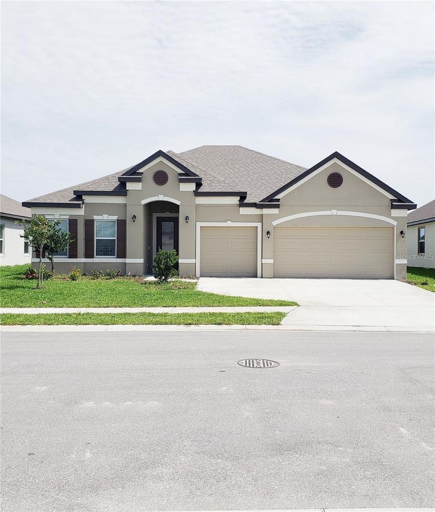 Beautiful 4-5 bedrooms with 2 master suites, 3 baths single family home with 3-car attached garage. This home has tile throughout, granite countertop with large Island and walk-in pantry, eating space in kitchen, open floor plan, high ceiling, sliding glass doors, lake view, large laundry room and so much more. Master bedroom has lake view and master bathroom has dual sinks with garden tub and a large walk-in shower with rain fall. Backyard look into lake for you to relax, joy, watch the sunset or have family party right in the garden. Want to have bigger party, No Problem! Glen Creek is a gated community with a resort style club house, pool, outdoor kitchen, playground for your family picnic. Close to UTC mall, medical offices, down town, beaches, shopping, restaurants and schools. Easy access to US 301, I-75, convenient commutes to Tampa and around areas. The rent include Wifi and cable TV. First, and min 1 month rent deposit required. Non-smoking house.