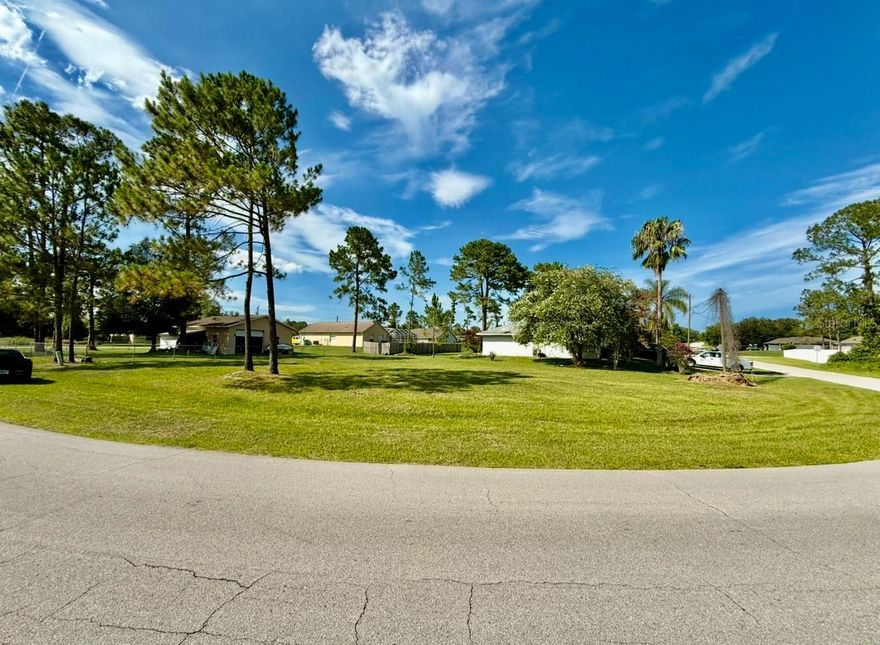 Build your dream home on this prime 0.20-acre corner lot with asphalt road access in a quiet, well-established neighborhood. This residential parcel is fully cleared and ready for construction, located in the established Deltona Lakes Unit 54 subdivision, offering easy access to schools, shopping, and major roadways, offering the ideal foundation for a custom build or investment property.