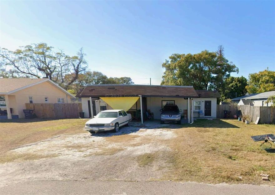 Investor opportunity in the heart of St. Petersburg! This duplex at 4130 32nd Street N features two spacious units, each offering 2 bedrooms and 1 bathroom. Excellent income-producing property with strong rental potential, ideal for investors looking to expand their portfolio or owner-occupants seeking additional rental income. Conveniently located near shopping, dining, parks, and downtown St. Petersburg attractions.