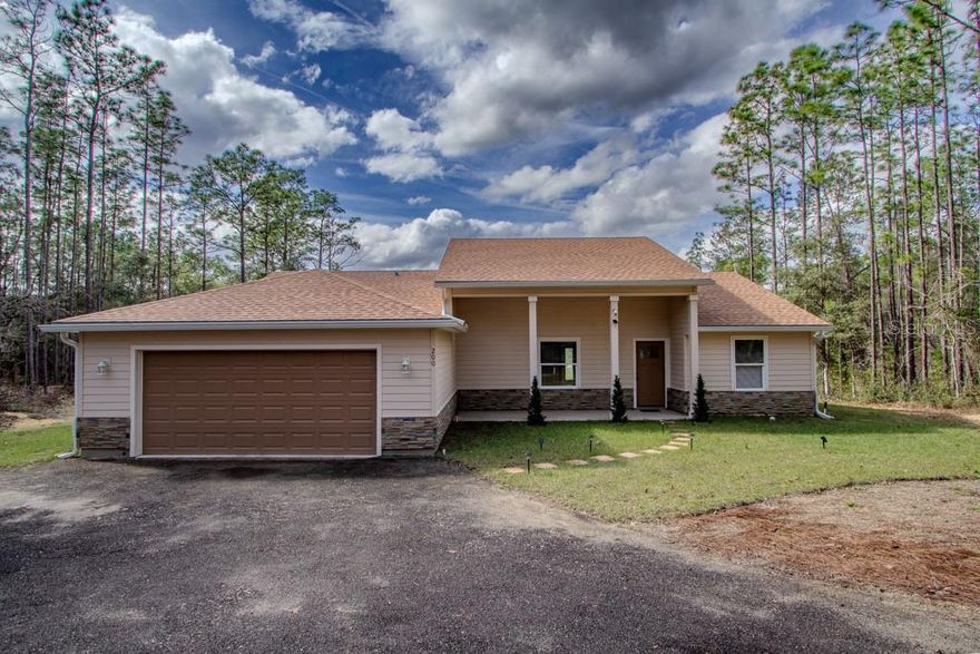 Custom-Built 3 Bed, 2 Bath Home on Hour Glass Lake in Cue Lake Hills A breathtaking view from every room in the home.
This stunning custom-built home, completed in 2024, has never been lived in and offers a rare opportunity to own a brand-new residence on Hour Glass Lake. Sitting on 2.5 acres, this property is zoned AG, allowing for horses and providing plenty of space for outdoor activities.
Enjoy breathtaking lake views from every room on the back side of the house, including the large primary suite with a spacious walk-in closet. The home features 12' high ceilings, ceiling fans throughout, recessed lighting, granite counter tops, solid wood custom designed cabinets custom-designed for the kitchen and primary bathroom.
The expansive 8x30 slab porch is perfect for enjoying sunrises and sunsets over the lake, while the beautifully landscaped yard, featuring Bahia grass and sweet viburnum, offers a serene retreat. Artistic retaining walls in the front and back provide both style and protection from water, and berms and swales are designed to direct water flow away from the home and driveway during heavy rains.

Additional features include:
A 220 hookup on the back porch for a hot tub
Irrigation system with a timer that extends to the front of the property
Two pantries in the kitchen, undercabinet lighting plus a built-in Lazy Susan
Oversized garage, perfect for two cars
This home provides the perfect balance of luxury, comfort, and practicality in a peaceful lakeside setting. Don't miss the chance to make it yours!