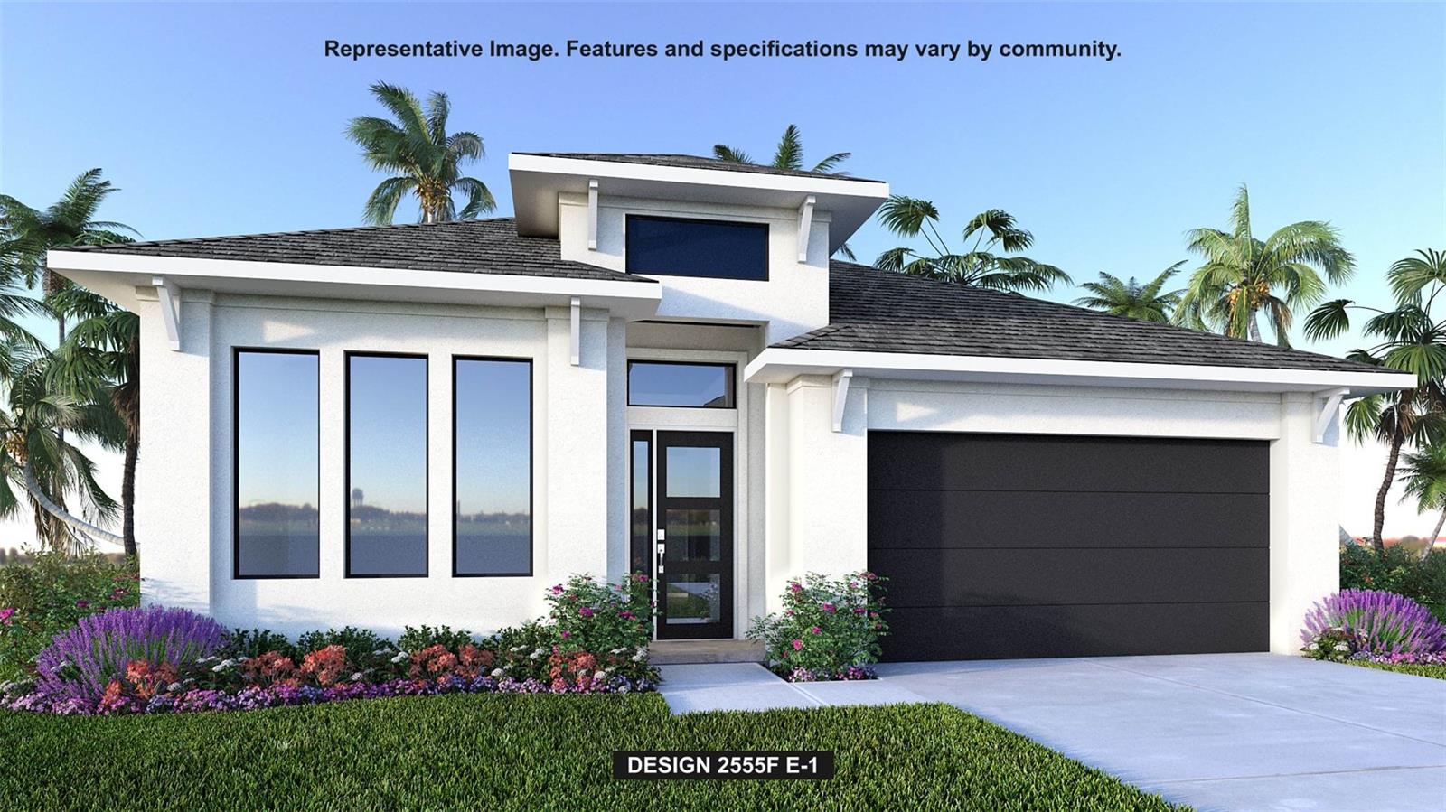 Under Construction. Step off the front porch and into a welcoming entryway with an extended tray ceiling that embraces the main hallway. French doors open into a secluded home office that overlooks the front yard. A full guest suite with a private bathroom and ample closet space is off the main hall. The kitchen features an island with built-in seating, and corner walk-in pantry. The dining area flows from the kitchen to the connecting family room which offers plenty of natural light from its wall of windows and access to the extended backyard covered lanai. The primary bedroom has three large windows overlooking the backyard space. Double doors lead into the bathroom which hosts dual vanities, a freestanding tub, glass enclosed shower, and two walk-in closets. Two secondary bedrooms and the laundry room complete the floor plan. The drop zone is located off the two-car garage.