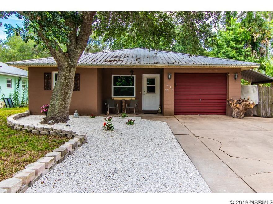 Perfect one story home with just enough space 2 bedrooms 2 bathrooms open floor plan,  As you enter the house you will immediately see the vinyl laminate flooring throughout.  The kitchen is perfect with  stainless steel appliances, cabinets, tile back splash and granite countertops. Bathrooms have been updated with newer vanities and toilets.  Home has  newer  double paned, fold down windows! Extra 11x10 room could easily become a 3rd bedroom. Large closed in rear porch has new French door and leads to a large backyard. Nice deck to enjoy outside dining and entertaining. Plenty of room for gardening or for a pet to roam. Low maintenance metal roof! Hot water heater replaced Jan 2020. New HVAC system.  Wont last long! ;Water: City