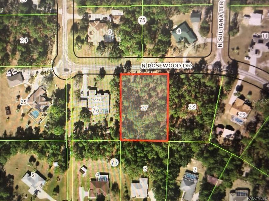 Welcome to Pine Ridge. This vacant lot is ready for you to build your dream home. Lot located in the center of Pine Ridge offering quite tranquil settings. The community offers a unique experience with our Equestrian Center and a variety of clubs for all interests. i.e RC Flying field, Civic Club, Gardening, Quilting, Cards and Games, Exercise Clubs, Tennis and Pickleball there is also a dog park, and playground. Zoned RUR, only a single family home can be built, but you can have detached garage or sheds and fully fence your property. Visit the Pine Ridge website for the full list of amenities and restriction/requirements for additional out buildings.