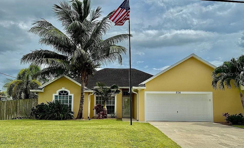 3 Bedroom 2 Bath Waterfront Home with a Private Pool Oasis No HOA in Prime PSL Location.
Tucked away in a quiet Port St. Lucie this move-in ready home blends comfort, space, and convenience. Featuring solid CBS construction and a desirable canal-front lot, this property offers peace, privacy, and easy access to both I-95 and the Turnpike.
Inside, you'll find 1,477 sq ft of light-filled living space with soaring ceilings and large windows throughout. The open layout is enhanced by luxury vinyl plank flooring, with tastefully updated bathrooms and a neutral color palette thanks to fresh interior and exterior paint.
Step outside to your own backyard retreat—complete with a screened lanai and sparkling inground pool, perfect for relaxing or entertaining. The primary suite offers direct pool access, while the oversized 2.5-car garage adds space for storage, projects, or extra parking.
All Major systems are newer including roof, A/C, water heater, irrigation (with well pump), and pool pump are all less than 7 years old. City water, septic, and all appliances included—just bring your personal touch.
No HOA, no restrictions—just easy Florida living at its best the way its supposed to be!
