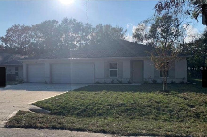 The SYLVESTER floor plan has four bedrooms, two full bathrooms, a three car garage, and 1,806 square feet of living space. The great room is spacious and accommodating. A beautiful walk-around island is conveniently located between the great room and the kitchen making it a gathering place for both rooms. Three bedrooms are on one side of the home and the owner's suite is on the other side. The SYLVESTER comes with one full year non-transferable coverage with the builder and a 10-year limited structural warranty.
Agent Info: Call 407-745-3733. Visit our model home at 1840 INDIA PALM DR Saturday 10 am to 6 pm and Sunday 12 pm to 5 pm. We are currently only opened on the weekends. Ask about our closing incentive with a preferred lender! ;Water: City