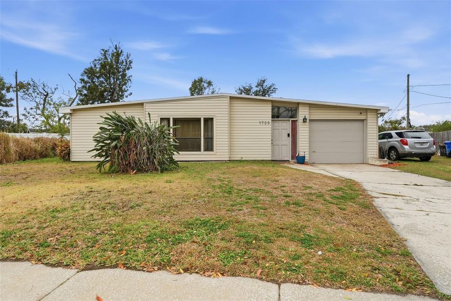 Fall in love with this beautifully remodeled single-level home offering 4 bedrooms, 2 bathrooms, and 1,797 square feet of comfortable living space. The spacious primary suite features a private, full bath, while three additional generously sized bedrooms share a second full bathroom. Designed with an open floor plan, the home includes a large living room and a bright Florida room—perfect for relaxing or entertaining. The updated kitchen shines with white cabinetry, granite countertops, stainless steel appliances, a breakfast bar, and a convenient built-in desk area. A separate dining space with a charming bay window and seating area adds warmth and character.
Step outside to a huge, fully fenced backyard complete with a storage shed and plenty of room to park your RV or watercraft. Ideally located near shopping, dining, entertainment, and major expressways—and with no HOA—this property offers both freedom and convenience. With ample space for all your toys and gatherings, this is truly a place you’ll be proud to call home.