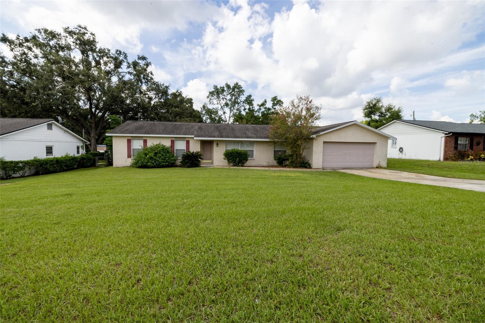 Wonderful opportunity to own this 4 bedroom/ 2 bathroom home in the desirable Burlington Heights neighborhood in Brandon, Fl. Home offers a large lot and a 2 car garage. No HOA or CDD. Home features a split bedroom plan with laminate and tile flooring throughout. Formal living and dining room areas provide plenty of space for gathering with friends and family. Primary bedroom is off the kitchen and has a walk-in closet and ceiling fan. All secondary bedrooms have ceiling fans. Enjoy the Florida weather on the screened back patio. Patio is tiled for easy clean up. Back yard is spacious with plenty of room to park a boat or other recreational vehicles. Roof was replaced in 2019. Location provides for easy access to major highways and interstate systems.