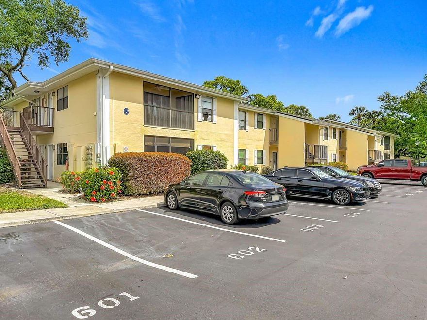 Welcome to your new condo. This well-maintained, move-in ready condo is located in a highly convenient area of St. Petersburg. Ideally located just minutes to downtown and minutes to the best Gulf beaches, Ft. DeSoto, University of South Florida, and Eckerd College, you’ll have quick access to all the dining, shopping, entertainment, and waterfront lifestyle that St. Pete has to offer.
This bright and functional home features an efficient layout, comfortable living space, and a clean, refreshed interior with fresh paint throughout. The kitchen features beautiful granite countertops and stainless steel appliances. Enjoy peace of mind with a BRAND NEW A/C system (2025)!

All flooring is tile and wood with no carpet. The bedroom fits a California King, includes a spacious walk-in closet and direct access to a fully screened, private lanai. The laundry room features a washer and dryer along with additional storage space.

The gated community of Arbor Grove has one of the lowest HOA fees in St Pete and includes two pools, a clubhouse, a nature walking trail, a picnic BBQ area, and an exercise room. Enjoy the pet-friendly community with plenty of green space for walking your dog. The beautiful, tree-filled tropical landscaping and tranquil pond make this community an inviting peaceful private retreat.

Enjoy this quiet neighborhood known for its mature oak trees, lush greenery, and beautifully maintained grounds offering peace, privacy, and so much more. Perfect as a primary residence or seasonal getaway. Listings are rarely available in the highly sought-after Arbor Grove community so don’t miss this opportunity!