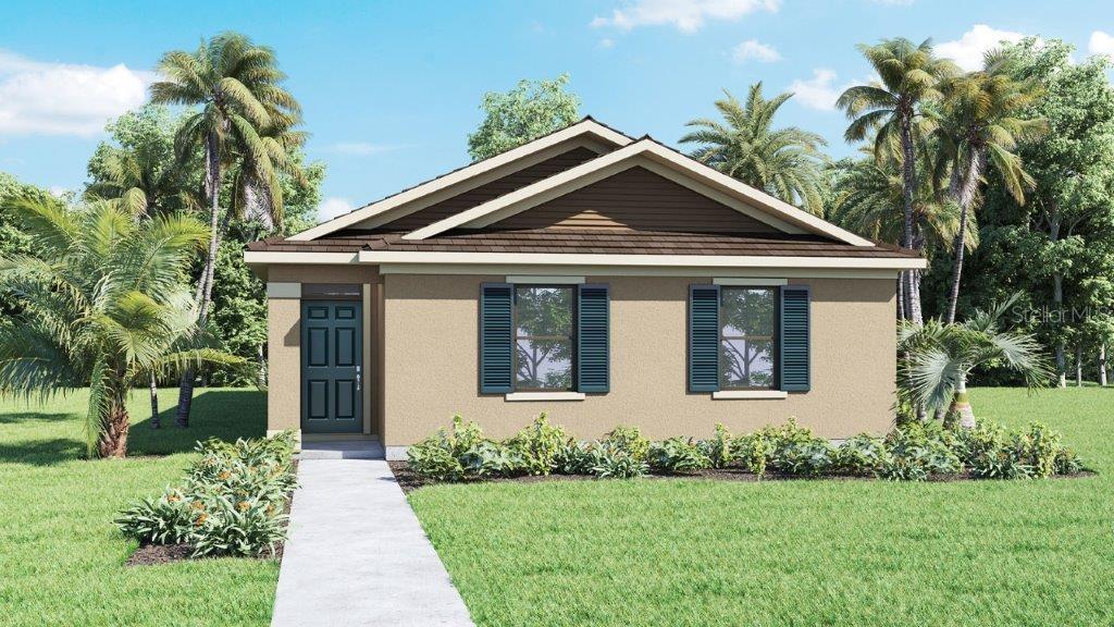 Under Construction. The Astor is one of our one-story floorplans featured in Harmony at Lake Eloise in Winter Haven, Florida. With 3 exteriors to choose from, the Astor is sure to turn heads.
Inside this 3 bedroom, 2 bathroom home, you’ll find 1,565 square feet of comfortable living. This home offers a two-car garage and covered porch in the rear of the home.
As you enter, you're greeted with a spacious living area, coat and linen storage closets and dedicated laundry room.
The kitchen located in the center of the home features quartz countertops, an island, stainless steel appliances and a pantry. You’ll never be too far from the action with the living and dining area to the immediate left and right.
The primary bedroom has an attached bathroom that features a walk-in closet, double sink vanity and all the space you need to get ready in the morning. Every bedroom features carpeted floors and a closet. Whether these rooms become bedrooms, office spaces, or other bonus rooms, there is sure to be comfort.
Like all homes in Harmony at Lake Eloise, the Astor includes all concrete block and also smart home technology, which allows you to control your home anytime with your smart device while near or away.
Contact us today and find your home at Harmony at Lake Eloise.
*Photos are of similar model but not that of the exact house. Pictures, photographs, colors, features, and sizes are for illustration purposes only and will vary from the homes as built. Home and community information including pricing, included features, terms, availability, and amenities are subject to change and prior sale at any time without notice or obligation. Please note that no representations or warranties are made regarding school districts or school assignments; you should conduct your own investigation regarding current and future schools and school boundaries.*