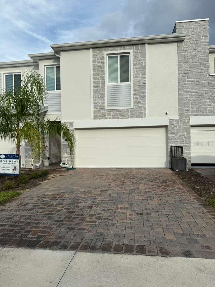 Welcome to Champions Pointe at Davenport!

This beautiful 1,944 sq. ft. townhome features 4 bedrooms and 3.5 bathrooms, designed with an open-concept layout that seamlessly connects the kitchen, dining area, and family room—perfect for modern living and entertaining.

All four bedrooms are located on the second floor, including the owner’s suite, which offers a peaceful retreat complete with a walk-in closet and private bath, It has a completely fenced backyard.

Ideally situated just 10 minutes from Champions Gate Town Center and 20 minutes from the Disney area and other major Orlando attractions.

Don’t miss out—schedule your showing today!