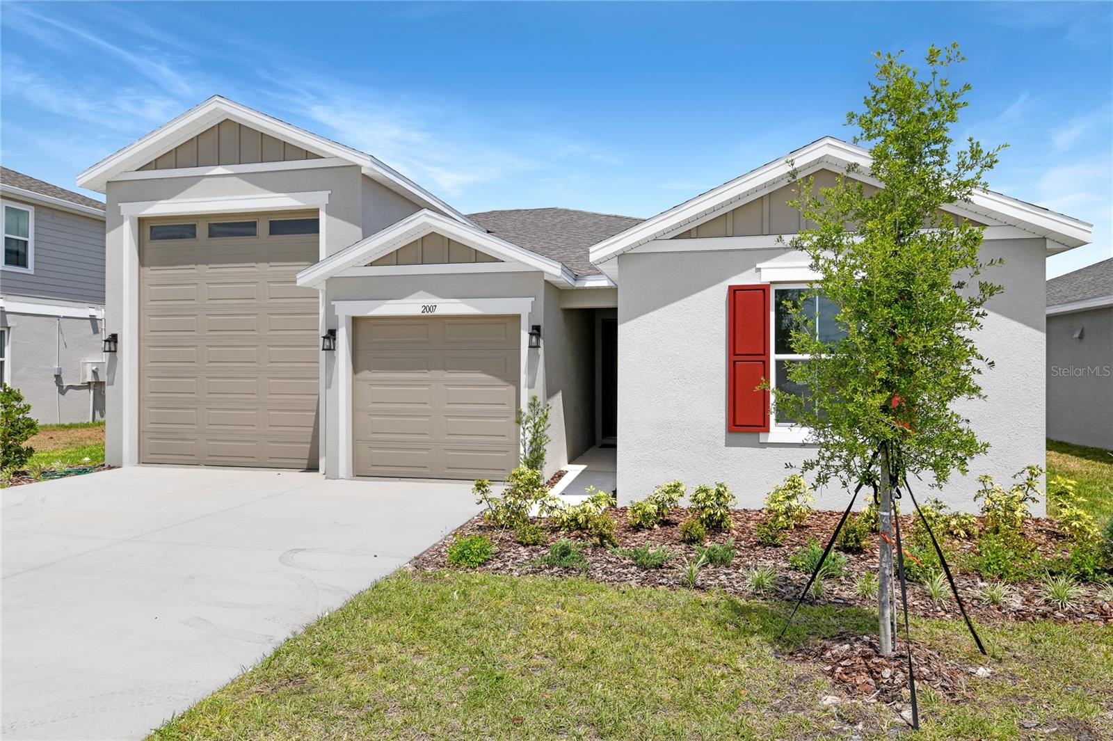 The single-story Copper plan is highlighted by an open layout offering an expansive great room, a spacious dining area, and an impressive kitchen with a roomy pantry and a center island. Quartz countertops in the kitchen and baths. Stainless Steel appliances, and beautiful White 42" upper cabinets. Three bedrooms are featured, including a lavish owner's suite with a generous walk-in closet and a private bathroom. A central laundry room, covered patio, and a 2-car tandem garage in addition.