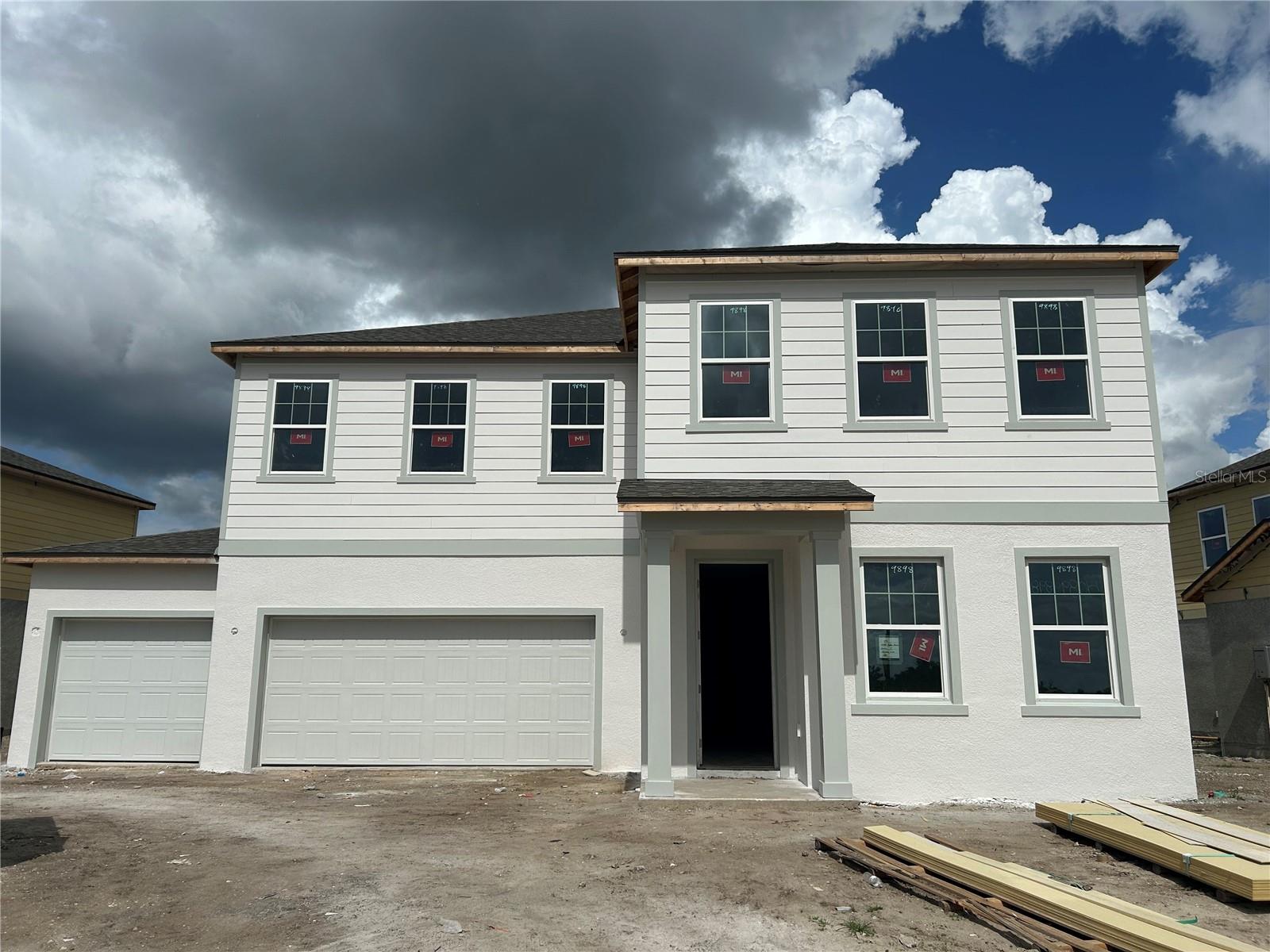 Under Construction. layout that blends comfort and functionality. The open living and dining areas flow effortlessly, while the spacious primary suite features a tray ceiling, walk-in closet, and on-suite bath. A perfect work-from-home setup, and a large, covered lanai with sliding glass doors creates a peaceful outdoor retreat. Home will be ready
to close in December/January.
Featuring our AW Sapphire Collection, this home is a cozy, light-filled sanctuary with warm floors, polished quartz countertops, and matte iron finishes—perfect for lively evenings or quiet, restful weekends.