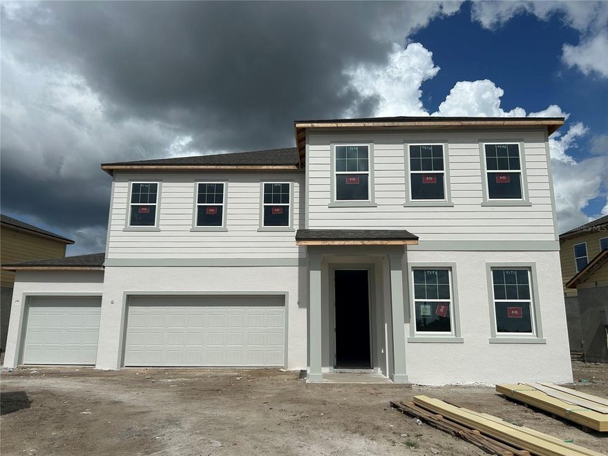 Under Construction. layout that blends comfort and functionality. The open living and dining areas flow effortlessly, while the spacious primary suite features a tray ceiling, walk-in closet, and on-suite bath. A perfect work-from-home setup, and a large, covered lanai with sliding glass doors creates a peaceful outdoor retreat. Home will be ready   
to close in December/January.
Featuring our AW Sapphire Collection, this home is a cozy, light-filled sanctuary with warm floors, polished quartz countertops, and matte iron finishes—perfect for lively evenings or quiet, restful weekends.