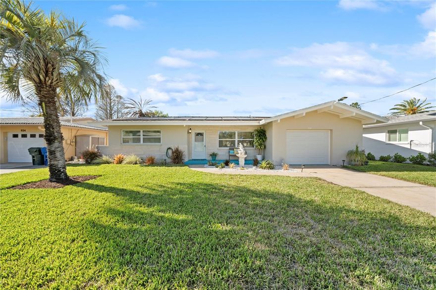 Welcome to your own waterfront retreat in Largo, where you can experience the best of Florida waterfront living in this beautifully updated pool home on Allen’s Creek. This home is perfectly positioned in a rare non-flood zone with direct access to Tampa Bay. This move-in ready home offers the perfect combination of modern upgrades, peaceful water views, and the Florida lifestyle buyers dream about, all located in an X flood zone where flood insurance is not required. Numerous recent improvements provide both style and peace of mind, including a new roof (2023), electrical panel (2023), interior remodel (2023), pool and solar pool heater (2023), hot water heater (2022), HVAC system (2018), and seawall (2017). The home also features impact Anderson double-pane windows in most rooms, adding energy efficiency and storm protection. Inside, the home offers a bright and open layout designed for comfortable living and entertaining. Natural light fills the spacious living areas, while the updated interior provides a clean and modern feel throughout. The kitchen features abundant cabinetry, stainless steel appliances, and a charming coffee bar with views of the water, perfect for enjoying morning coffee while watching wildlife along the creek. Sliding glass doors lead to the spacious screened lanai and pool area overlooking the water, creating a relaxing outdoor setting ideal for entertaining, swimming, or simply taking in the peaceful waterfront views. The pool features a solar heating system and a modern app-controlled lighting system that allows you to change the pool lights to a wide array of colors, creating the perfect atmosphere for evening swims or waterfront gatherings. Outdoor enthusiasts will love the direct access to Allen’s Creek, which winds through more than 11 miles of scenic waterways and leads to the open waters of Tampa Bay. Kayaking, paddle boarding, fishing, and boating are right outside your door, with dolphins, manatees, and a variety of birds frequently seen along the creek. The home features two spacious bedrooms, including a primary suite with water views, multiple closets including a walk-in, and an en-suite bath. A second large bedroom and full bathroom provide comfortable space for guests or family. Located in a convenient Largo neighborhood, this home is just minutes from award-winning Gulf beaches, Eagle Lake Park, Largo Central Park, the Largo Community Center, Highland Recreation Complex, shopping, dining, and everyday amenities. Waterfront homes in a non-flood zone are rare, making this a unique opportunity to enjoy waterfront living without the added cost of required flood insurance.