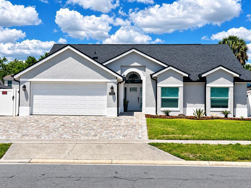 NO HOA... Be prepared to be impressed with the upgrades inside this home located in The Oaks at Mill Run Subdivision. Beautifully upgraded 3-bedroom, 2-bath home with a 2-car garage and a private pool, thoughtfully renovated with over $100,000 in improvements!
This property features a complete 2023 upgrade package, offering modern finishes and peace of mind for the next owner. Enjoy elegant porcelain tile flooring throughout, along with new doors and windows that enhance both style and energy efficiency. The home boasts a fully updated interior, including new cabinetry, quartz countertops throughout, and all-new appliances.Additional upgrades include modern light fixtures, a new A/C system, and a new water heater, ensuring comfort and efficiency year-round. Step outside to your private oasis featuring a beautiful resurfaced pool with updated equipment, a covered patio/lanai, and a built-in grill, perfect for entertaining. The extended paver driveway adds both convenience and curb appeal.The home also includes a newer roof with added insulation, fenced backyard, new gutters, and upgraded bathroom and kitchen vents for improved functionality.Bonus opportunity: The seller is offering the option to purchase the home fully furnished, with furniture valued at up to $20,000—making this a perfect move-in ready or turnkey investment opportunity.This property truly combines quality, style, and value, don’t miss your chance to own this exceptional home!