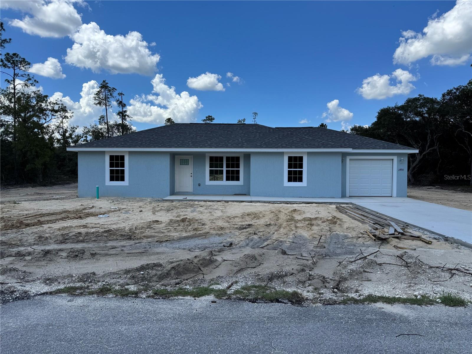 Under Construction. Brand new spacious Stucco exterior frame home at an affordable price! Split plan three bedroom / two bathroom with attached finished one car garage that is equipped with a garage door opener. The kitchen offers Granite counter tops with upgraded cabinets. Stainless steel appliance package which includes the range, microwave, dishwasher and refrigerator. Tile in the bathrooms, Ceiling fans and more. Great location to shopping, activities, medical facilities and restaurants.
