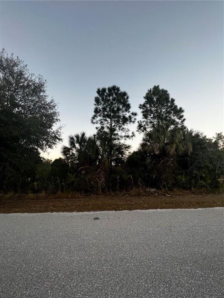 This delightful property is available to build your dream home in the growing Port Charlotte area. No Flood Insurance required! This lot is just 15 minutes to the beautiful beach of Manasota Key and many others as well as world-class Fishing & Boating, Golf Courses, Restaurants, Shopping & so much more. Build your Dream Home here and start Living the Florida Lifestyle.