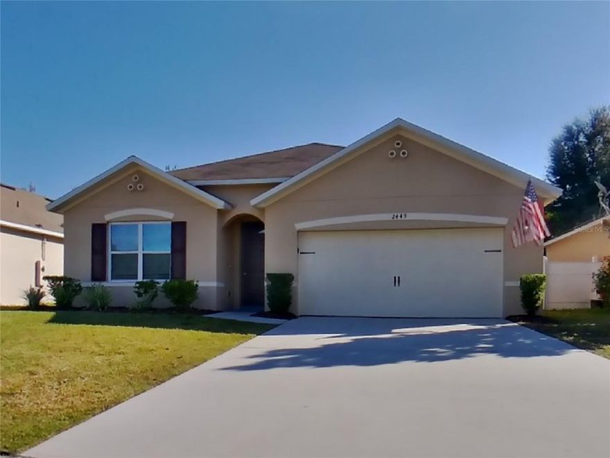 Take a look at this beautiful home, Clean and Move-In Ready, featuring 4 bedrooms, 2 bathrooms, 2 car garage and approximately 1,828 heated square feet. Enjoy the freedom of a virtually maintenance free lifestyle while residing in a great community. Smart Home Tech - $21.95/mo; Washer/Dryer - $35/mo; High Speed Cable/Internet (if applicable by 3rd Party user) $55/mo; Renters insurance reqrd, Pool service (if applicable) is $150/mo, Septic System (if applicable)- $35/mo; Admin Fee - $150 after lease is generated. Applications are First Come First Serve basis. Variable Rent Option – go to “Apply” on website and select Term for monthly rental options. This home is professionally managed and maintained by Owner. You deserve single family rental living at its best!