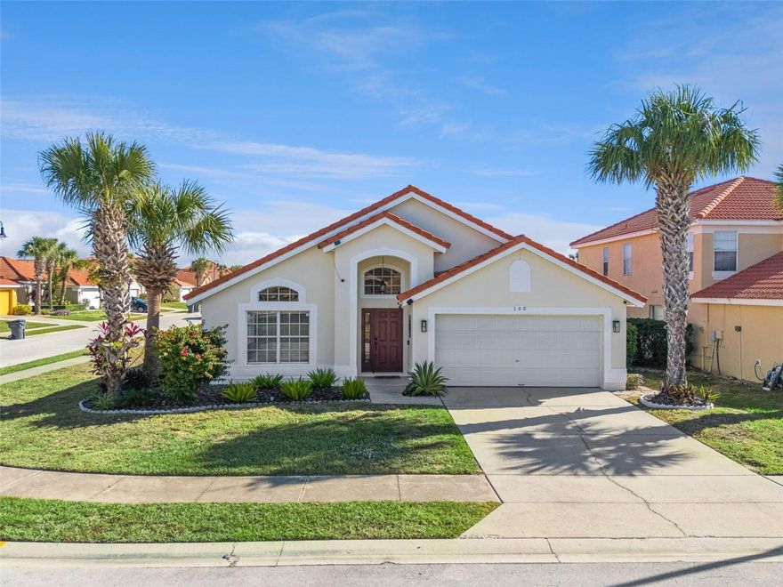 Beautiful 4-bedroom, 2-bathroom pool home for rent in Aviana Resort, Davenport, FL - a gated, resort-style community just minutes from Disney, ChampionsGate, I-4, Orlando, Tampa, and Lakeland. This Davenport rental offers an open floor plan with a bright living and dining area, spacious kitchen, and a primary suite with walk-in closet and private bath. Three additional bedrooms are perfect for family, guests, a home office, or playroom. Enjoy Florida living outdoors with a screened enclosure and private pool, plus access to Aviana amenities: clubhouse, fitness center, community pool, playground, and 24-hour gated entry. Rent includes pool service, lawn care, high-speed internet, and cable. Home is not furnished. Flexible lease lengths and terms available — contact for details. A fantastic opportunity to lease a well-maintained Davenport pool home close to schools, shopping, dining, and major Central Florida attractions.