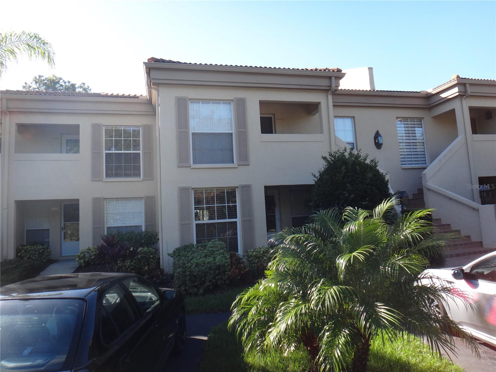 Lovely condo located in the desirable community of The Meadows. This second floor, turnkey furnished has two bedrooms, two bathrooms and is ready for a booking. The condo has a living room/dining room combination, tile floors throughout and a laundry room. The primary bedroom has a king sized bed, large walk in closet, vanity with a sink and a private bathroom with a second sink and a stall shower. The guest bedroom has a tub/shower combination. The guest bedroom has two twin beds. The kitchen has a breakfast nook and ample counter space for cooking. The unit comes with one assigned parking space.