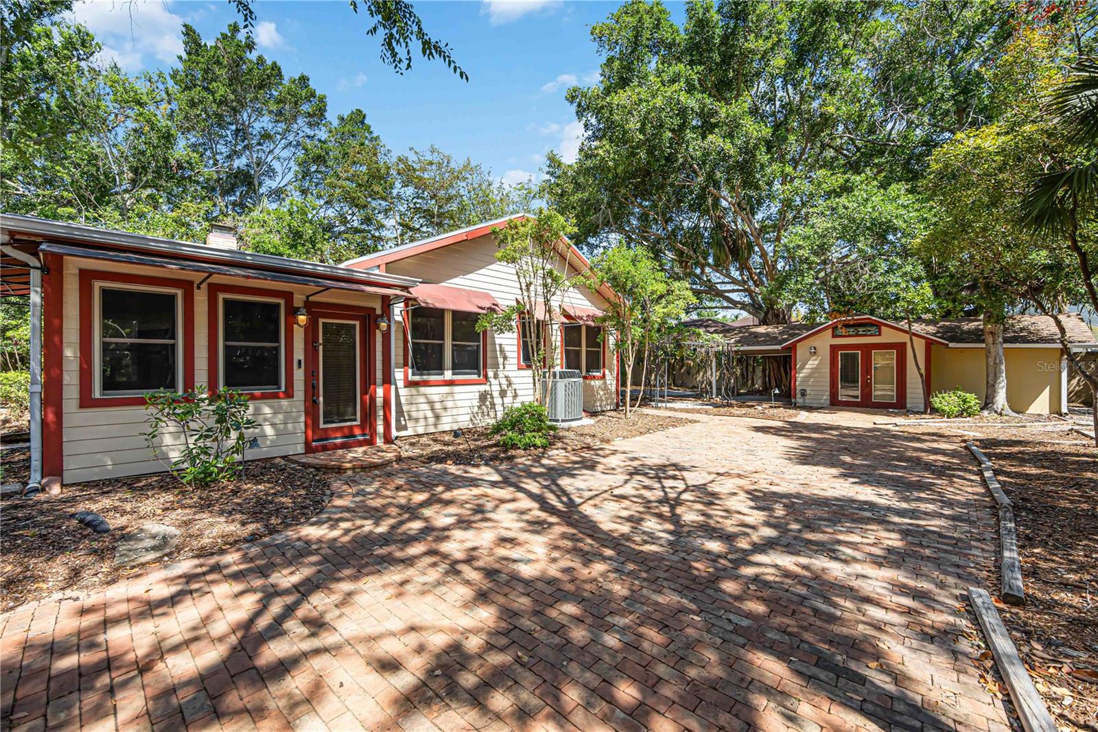 Rare opportunity in the Downtown Neighborhood District—4 contiguous lots across two parcels totaling approx. 0.44 acres (1721 & 1743 8th St). Located just one block from Gillespie Park and less than a mile to Downtown Sarasota, this property sits within an Opportunity Zone with no HOA or deed restrictions. The existing 2 bed, 2 bath home offers charm and potential. Ideal for redevelopment—townhomes, multi-family, or a custom urban retreat. Walk to shops, dining, Bayfront Park, and Sarasota’s cultural district. A rare find with green space and downtown access right outside your door.