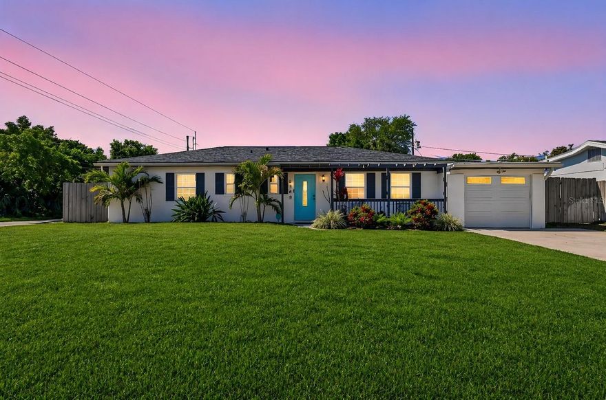 A standout opportunity on a South Tampa corner lot, this move in ready home combines thoughtful updates with a layout that lives effortlessly. Offering three full sized bedrooms, including a primary suite and two well proportioned guest rooms, the home delivers the comfort and functionality today’s buyers are looking for.

The galley kitchen is both functional and stylish with granite countertops, stainless steel appliances, recessed lighting, a tray ceiling, and a classic tile backsplash. It opens seamlessly to the living and dining areas, with sliding doors leading to the backyard, creating a bright and comfortable flow for both relaxing and entertaining.

The primary suite features a walk in shower, while the secondary bathroom has been tastefully updated. An oversized 27 foot deep garage provides ample space for storage, projects, or additional flexibility.

Positioned on a large corner lot in a quiet, tree lined neighborhood, the property features irrigation in both the front and backyard along with a fully fenced backyard offering plenty of room to personalize or expand your outdoor living space. Additional peace of mind comes with a roof replacement completed in 2024, and no flood insurance is required as the home is not located in a flood zone. Ideally located with convenient access to the Selmon Expressway, Gandy, Bayshore, and MacDill Air Force Base, this home presents a well rounded opportunity in one of South Tampa’s most convenient locations.