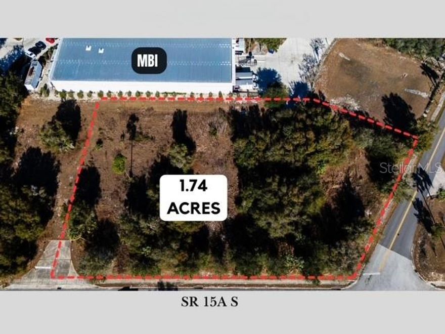 Great business opportunity to purchase these highly visible lots.  This is one of 2 lots available. The adjacent/contiguous lot is available for $434,900 and is 1.65 +- acres.  Purchase both lots together for $874,900. Perfect for small strip center/plaza for various retail and services in high traffic corridor.  This lot is at the corner of West New Hampshire Ave and SR15A. The zoning is B-4C which permits a wide variety of uses.  The contiguous lot is at the corner of New Hampshire and SR15A.