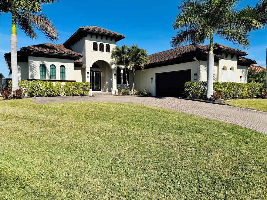 Stunning contemporary residence showcasing a bright, open layout with high ceilings and premium finishes throughout. The chef’s kitchen features sleek modern cabinetry, expansive stone countertops, and stainless-steel appliances, ideal for both everyday living and entertaining. The spa-inspired primary bathroom offers designer tile work, a walk-in rain shower, and dual vanities.

Enjoy a dedicated office perfect for remote work, along with a media room featuring built-in acoustic panels, projector, and a professionally installed AV/smart home system with centralized equipment rack for whole-home audio, video, and automation. Step outside to a beautifully designed outdoor pool area, ideal for relaxing and entertaining